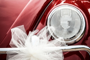 Svatební výzdoba auta