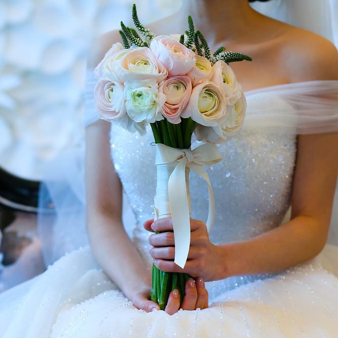 Svatební kytice - zepter