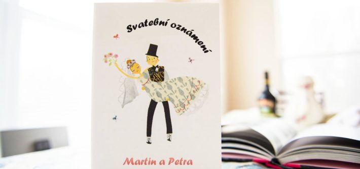 Originální svatební oznámení