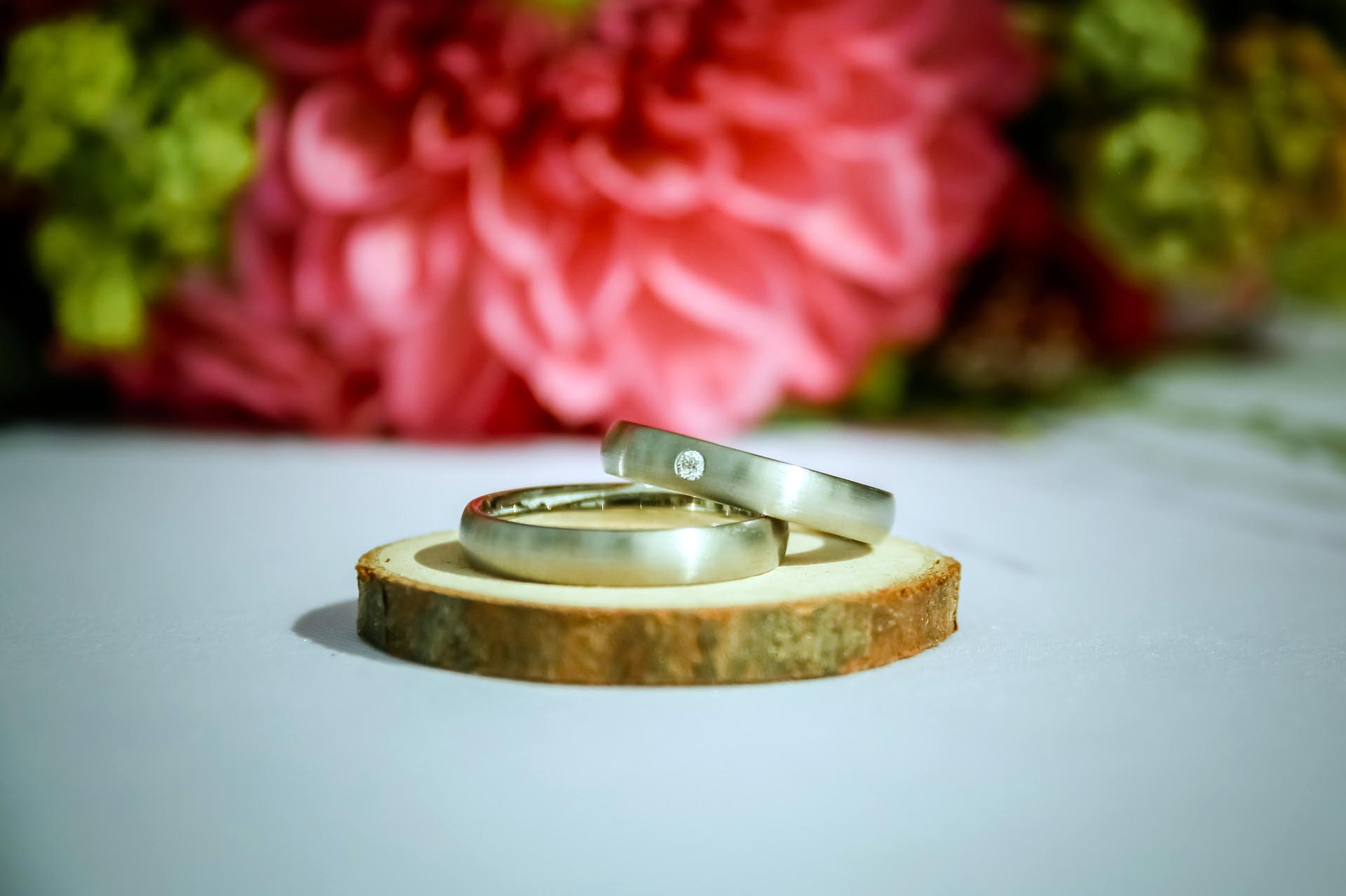 Platinové snubní prsteny