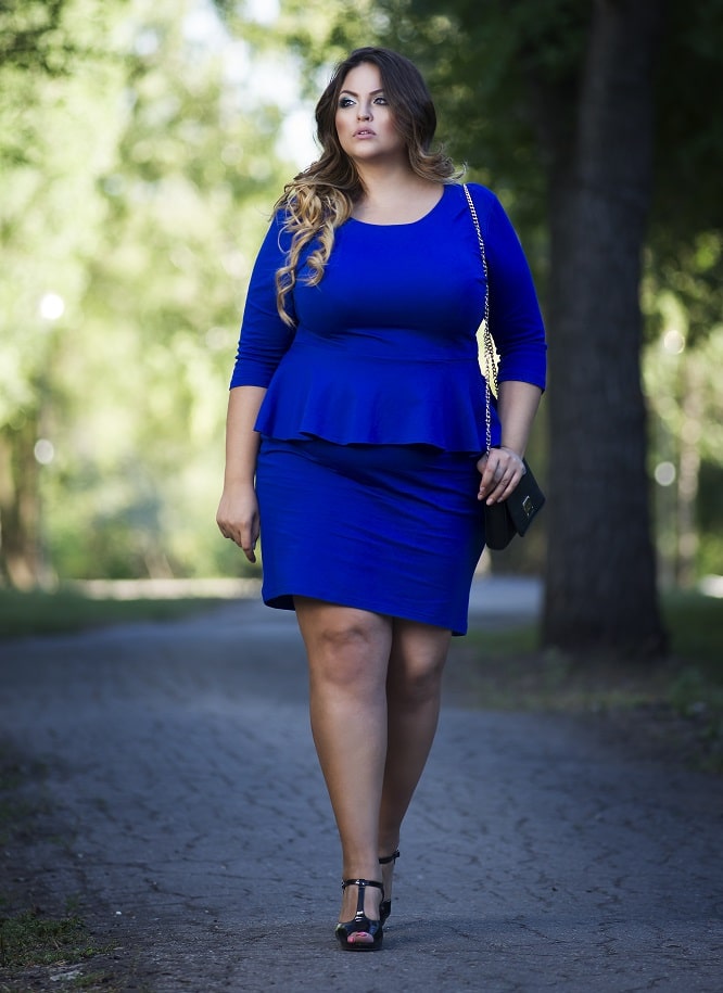 Plus-size oblečení svatebních hostů